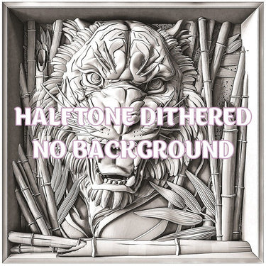 TIGER 3d illusion & laser - ready file 3DWave.us